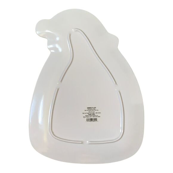 Target Christmas Penguin Holiday 2020 Dinner Plate Platter Blue Melamine TAGS - Picture 7 of 8